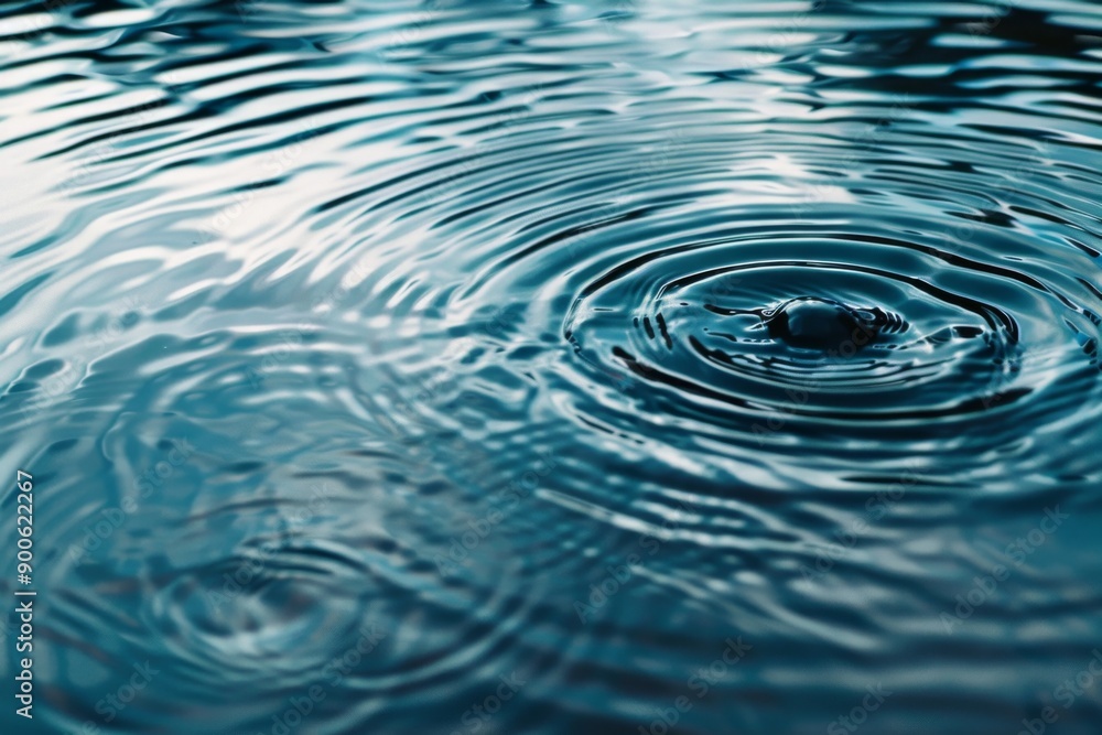 Tranquil Water Ripples. Serene nature concept Tranquil Water Ripples. Serene nature concept