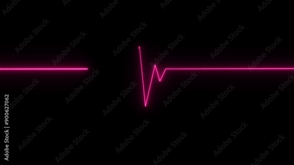 Heartbeat line illustration. Pulse line on display. Emergency ekg monitoring. Heartbeat line illustration. Pulse line on display. Emergency ekg monitoring.