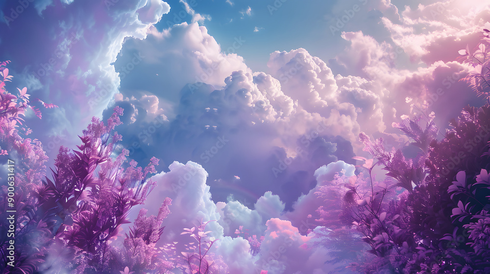 Testimonial Photo of Dreamy Core Clouds in Pink, Blue, and Purple. Testimonial Photo of Dreamy Core Clouds in Pink, Blue, and Purple.