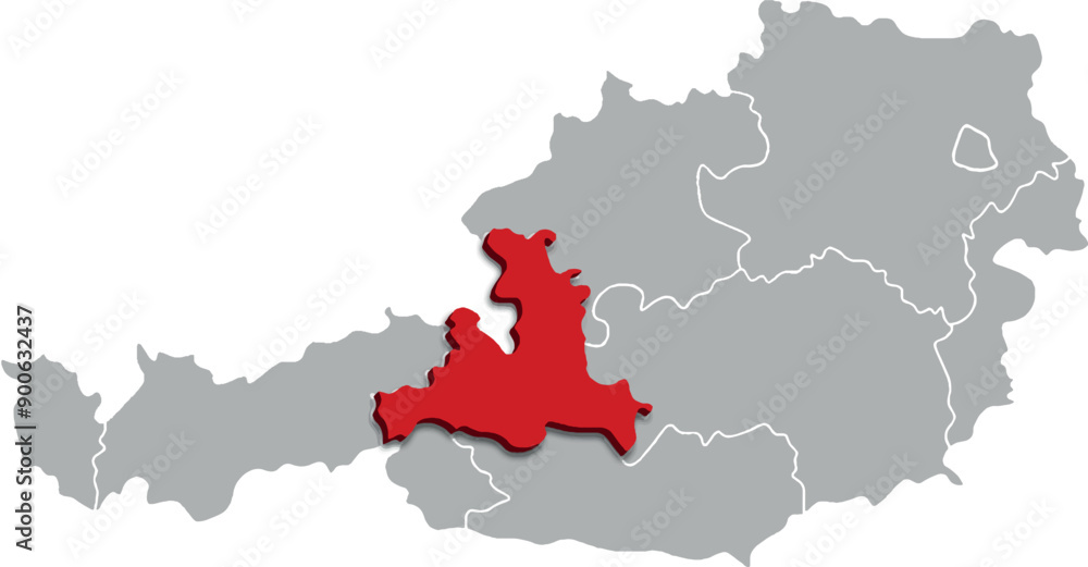 SALZBURG map
FEDERATE STATE of AUSTRIA 3d isometric map SALZBURG map
FEDERATE STATE of AUSTRIA 3d isometric map