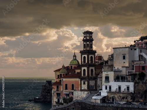 atrani campanile della maddalena photo