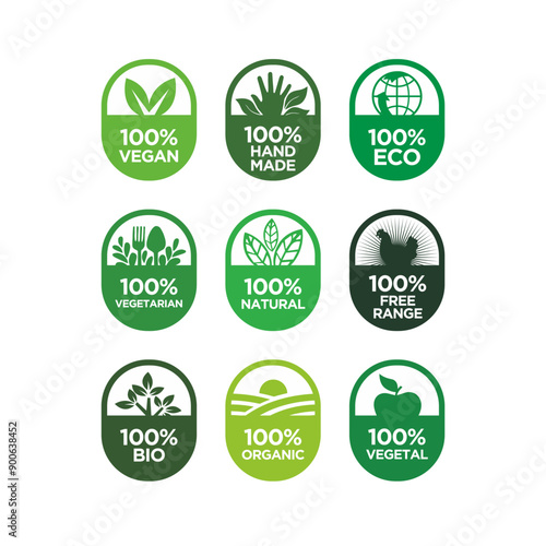 Healthy food and healthy life icons set vector