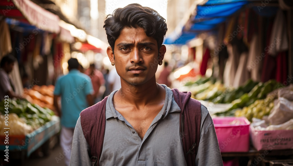 portrait of Indian man portrait of Indian man
