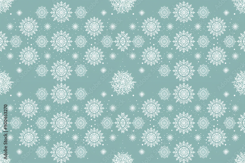Winter Snowflake Pattern Winter Snowflake Pattern