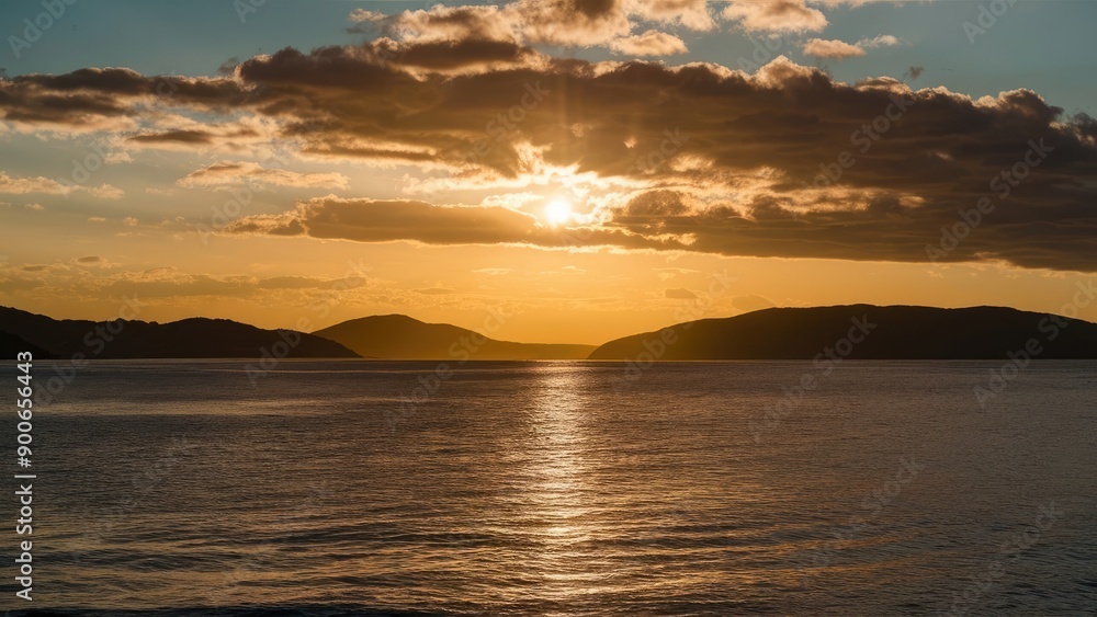Obraz premium Peaceful Seaside Morning/Evening