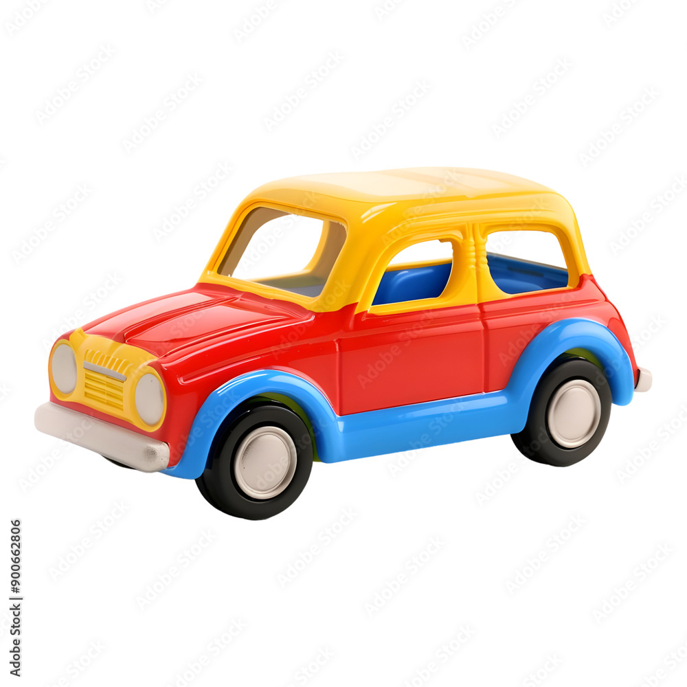 Colorful kids car toy on transparent background high-res 8K Colorful kids car toy on transparent background high-res 8K