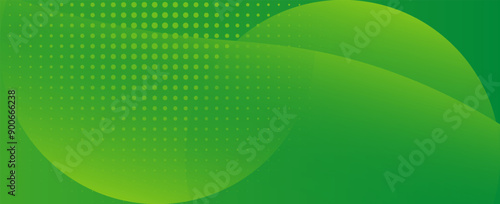 green background with dynamic curve line elegant graphic design element decoration