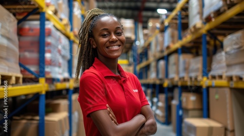 The smiling warehouse worker © EG