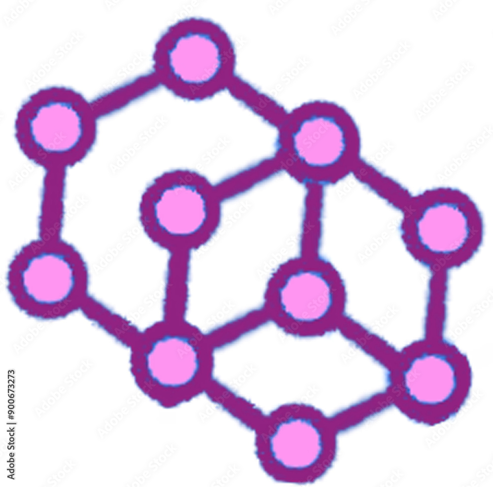 An illustrated diagram featuring icons representing the formulas of chemical elements and molecules An illustrated diagram featuring icons representing the formulas of chemical elements and molecules