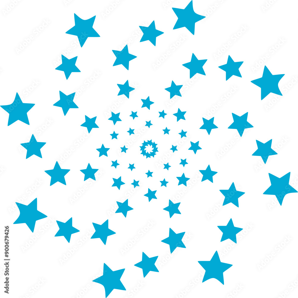 Stars Pinwheel Graphic Design Stars Pinwheel Graphic Design