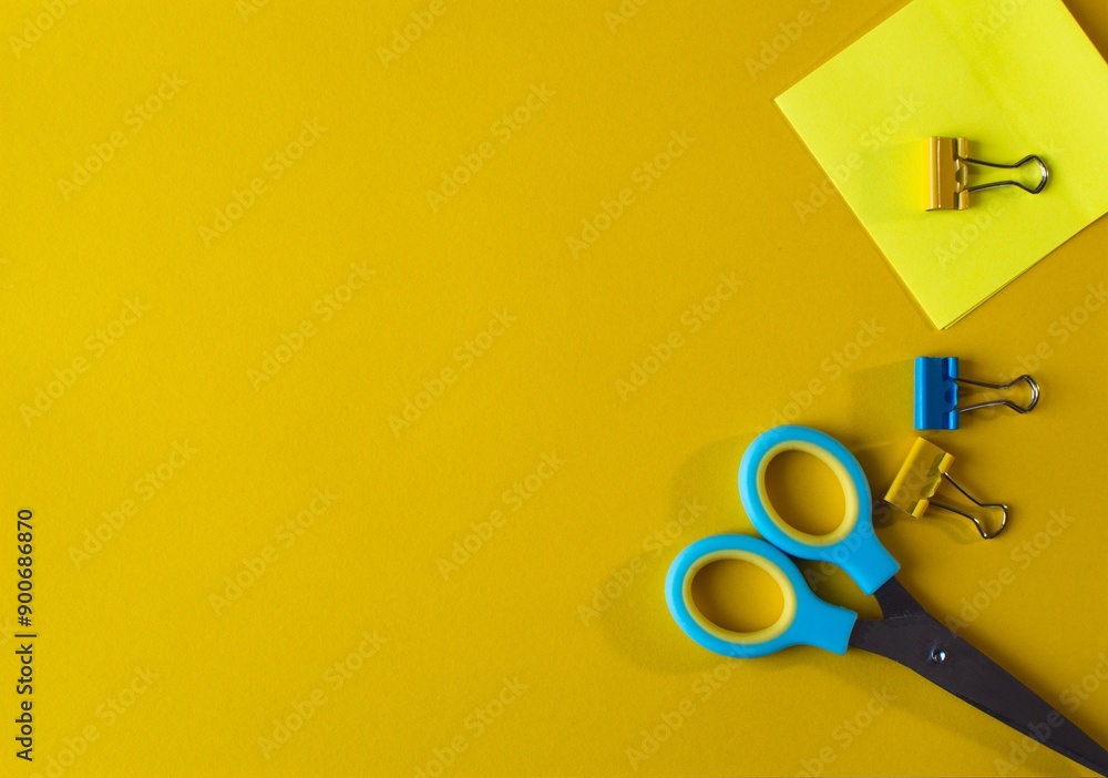Flatley with stationery, creative image office style Flatley with stationery, creative image office style