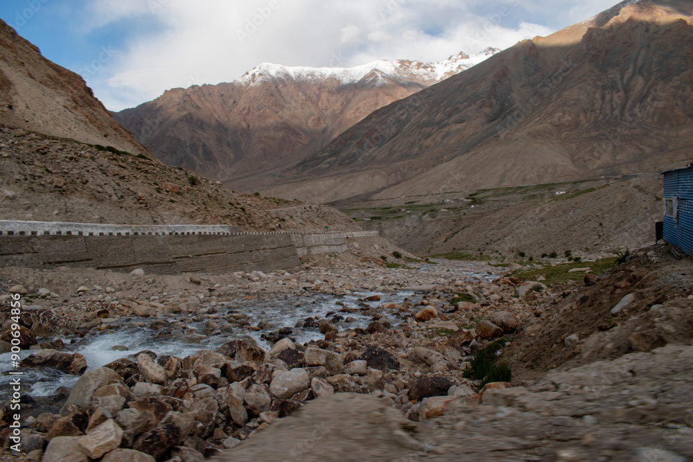 Nubra Vally in Ladakh, India the scenic view of leh ladahkh Nubra Vally in Ladakh, India the scenic view of leh ladahkh