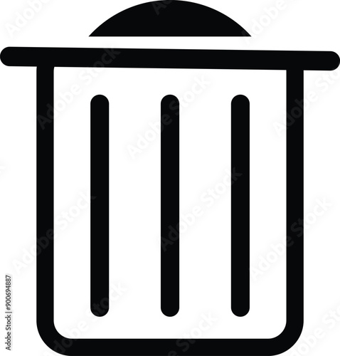 delete icon vector icon design