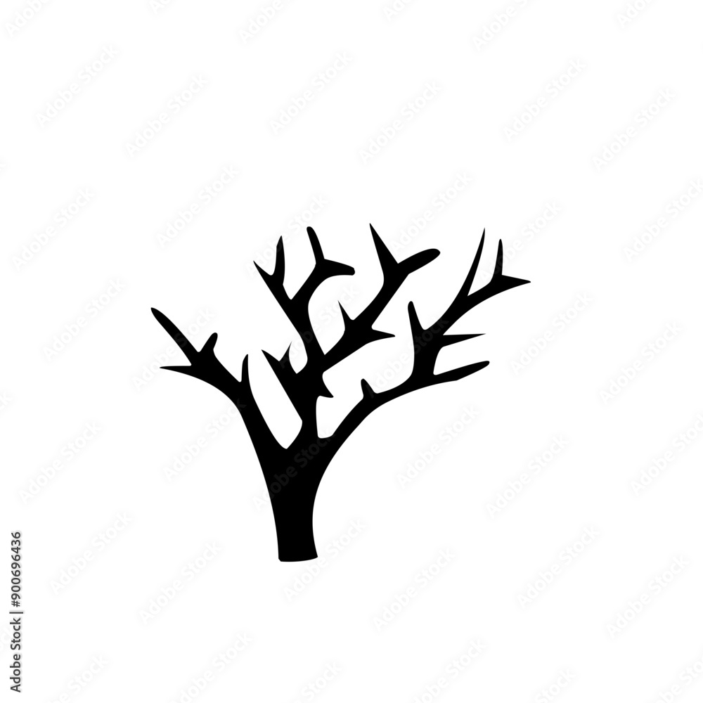 dry tree silhouette ghost tree