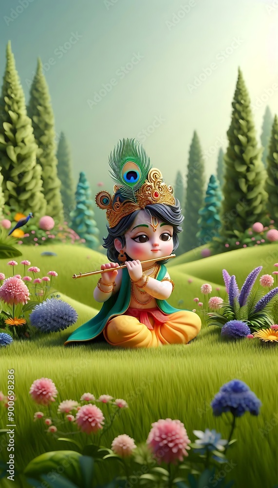 Cute Nandlal Lord Krishan Cute Nandlal Lord Krishan