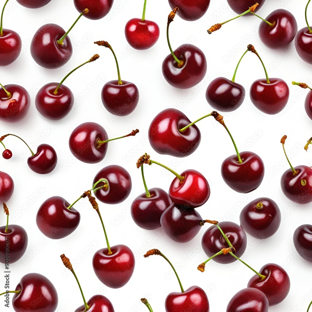 background with cherries background with cherries
