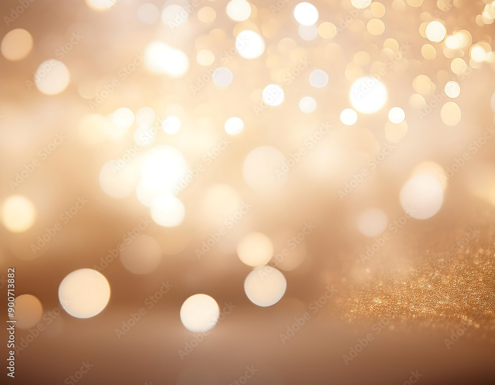 Firefly Cream Background with Festival Lights- An abstract cream-colored background with blurry fest Firefly Cream Background with Festival Lights- An abstract cream-colored background with blurry fest
