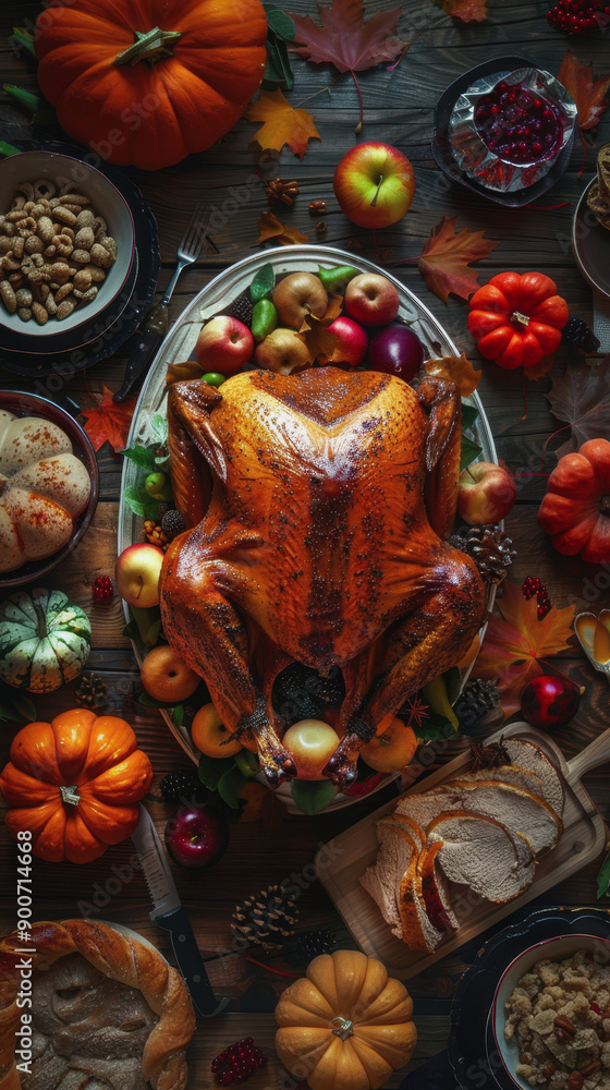 Fototapeta premium Thanksgiving Day in Canada. a holiday in Canada