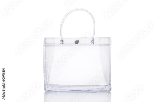 Transparent plastic bag