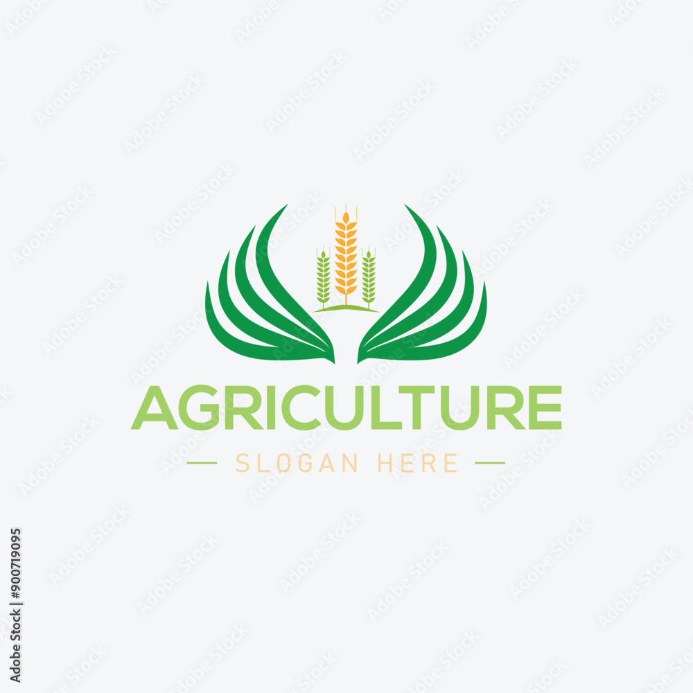 Creative agriculture logo Vector and Template Creative agriculture logo Vector and Template