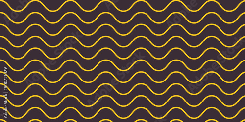  Geometric Wavy Lines seamless Pattern