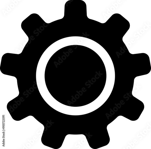 Gear Cogwheel setting vector icon