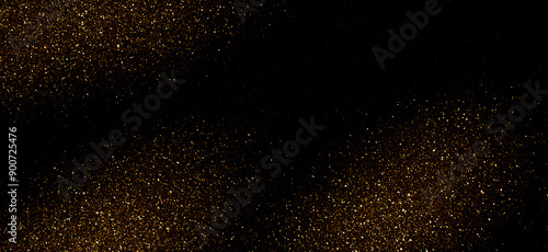 Wallpaper Mural Golden glitter sparkling light texture background. Starry night sky. Galaxy space. Glowing stars. New Year, Christmas and Celebration background concept. Torontodigital.ca