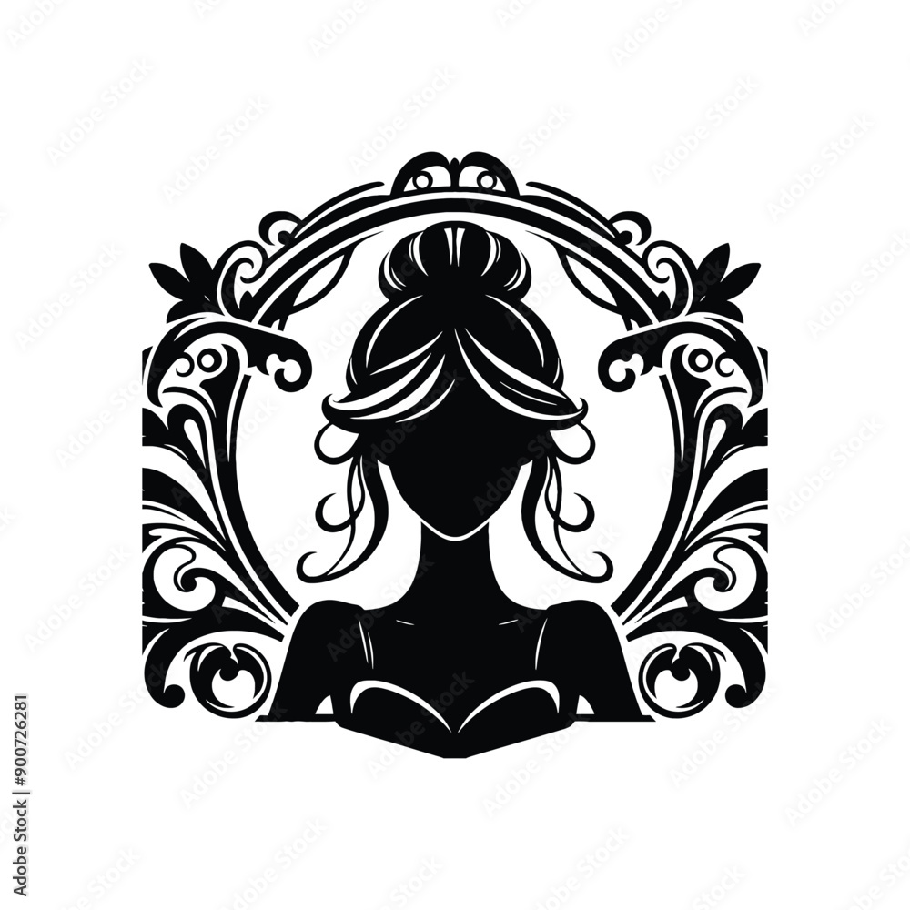 woman in Girly Fashion Style woman in Girly Fashion Style