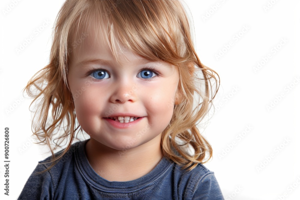 Smiling young boy with blond hair in blue shirt, cheerful and bright, white background, natural beauty, child portrait, confident and happy, simple and clear, soft lighting, playful and lively. Smiling young boy with blond hair in blue shirt, cheerful and bright, white background, natural beauty, child portrait, confident and happy, simple and clear, soft lighting, playful and lively.