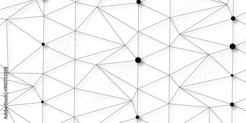 Abstract elegant background black line texture. Abstract black geometric overlapping hexagon pattern abstract futuristic background design. data concept, poster, flyer, wallpaper vector illustration