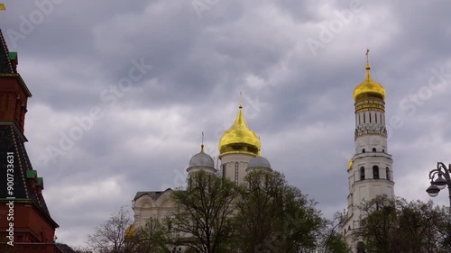 Cathedral of Archangel Michael is Russian Orthodox church. It is located in Cathedral Square of Moscow Kremlin in Russia between Great Kremlin Palace and Ivan Great Bell Tower.