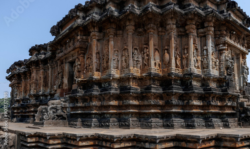 Sri Vidyashankar Temple in memory of pontiff Sri Vidyashankar in Sringeri, India. photo