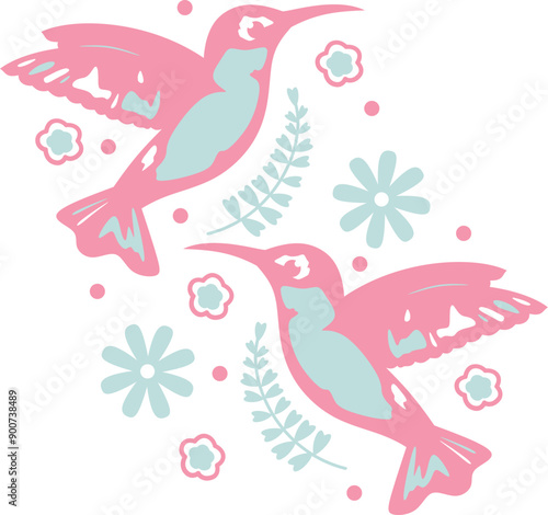 Hummingbird Vector Graphic