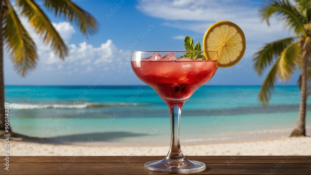 beach bars and resorts background with cosmopolitan cocktail drink beach bars and resorts background with cosmopolitan cocktail drink