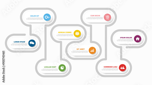 Infographic design template with place for your data. Vector illustration.