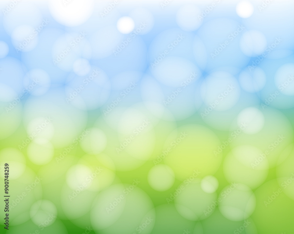 Green And Blue Nature Poster Bokeh Background Green And Blue Nature Poster Bokeh Background