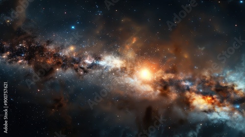 A vast universe full of stars and the Milky Way.