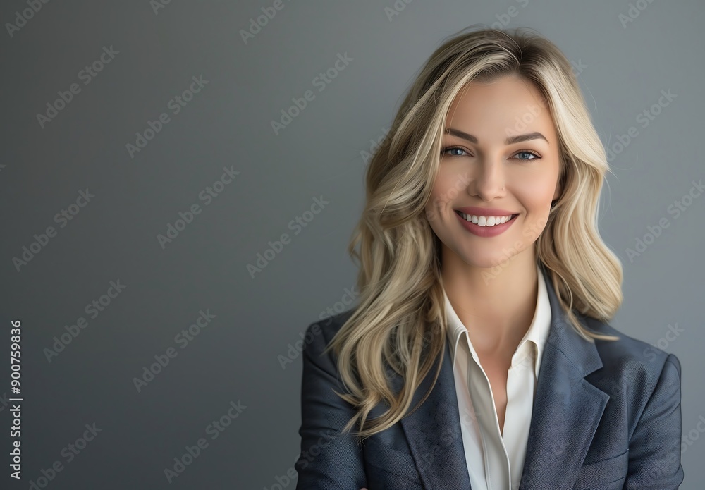 Beautiful cheerful young adult business woman Beautiful cheerful young adult business woman