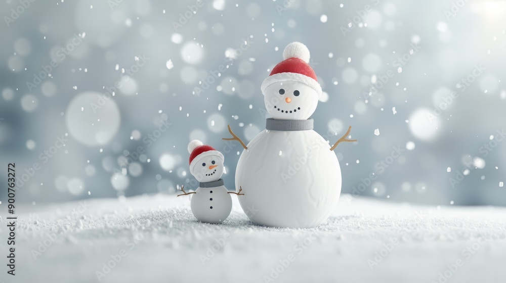 A 3D cartoon scene of children building a snowman in a winter wonderland, with copy space, high-resolution photo, realistic photo A 3D cartoon scene of children building a snowman in a winter wonderland, with copy space, high-resolution photo, realistic photo