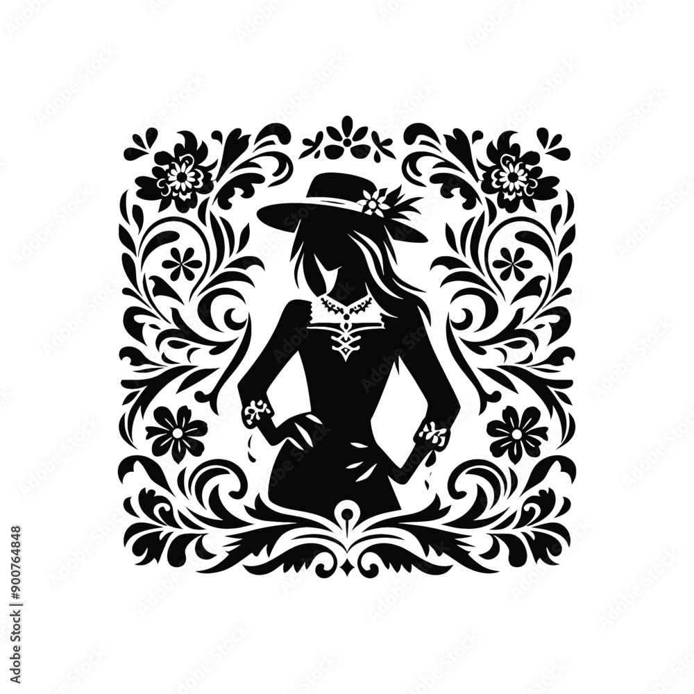 woman wearing Fashion Romantic woman wearing Fashion Romantic