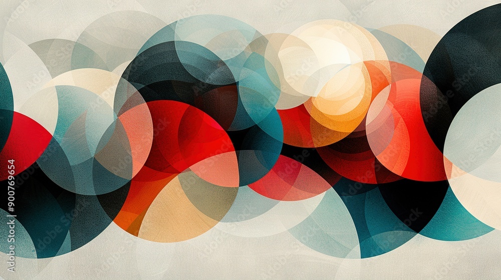 A group of colored circles on a white background A group of colored circles on a white background