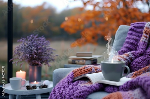 Cozy Autumn Day by the Window