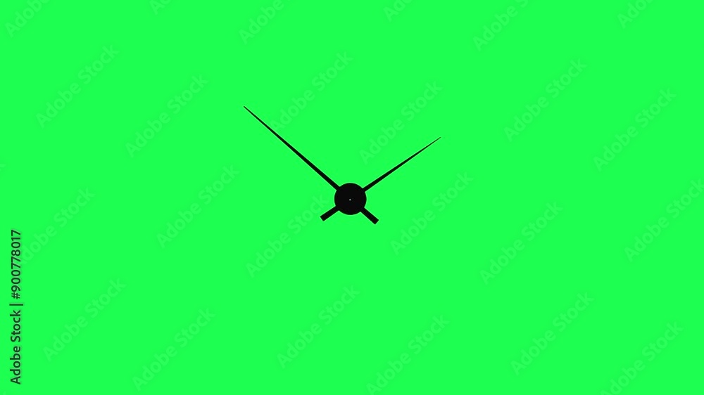 Dynamic Green Background Animation Featuring Clock Hand Movement in Modern Style Dynamic Green Background Animation Featuring Clock Hand Movement in Modern Style