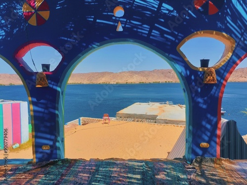 Heissa Island in Aswan, Egypt photo