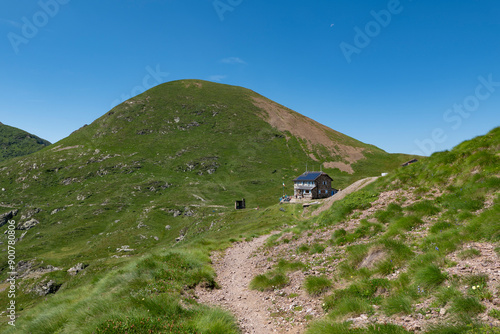 View of Grassi refugee on the alps of val Brembana