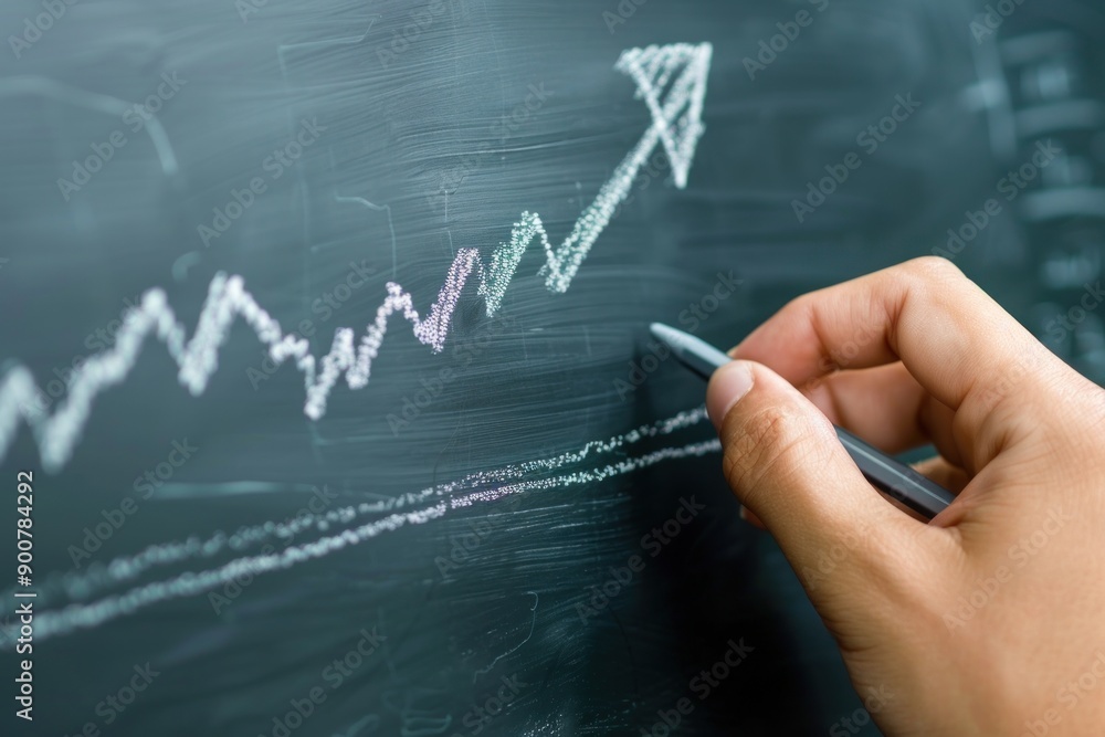 A person conducting market research and analysis on a tablet, identifying opportunities and trends for their startup A person conducting market research and analysis on a tablet, identifying opportunities and trends for their startup