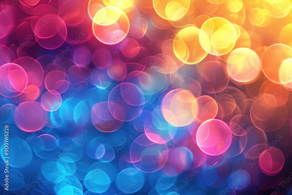 abstract background with colorful circular bokeh lights abstract background with colorful circular bokeh lights