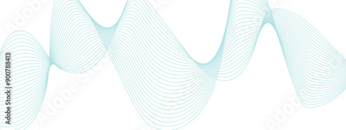 Blue wave swirl swoosh. Vector illustration color wave. Abstract colorful wave line transparent background modern stream wave background and wave curve lines background. 