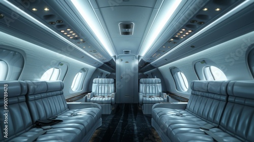 Luxury Private Jet Interior © Sandu