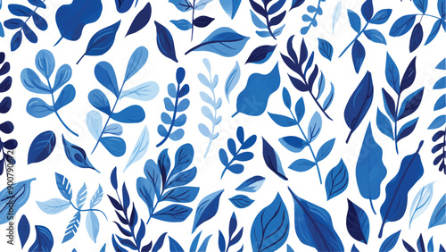 Seamless floral pattern with abstract elements in a tropical botanical composition. Modern Matisse minimal style, perfect for floral posters, invites, greeting cards, or invitation designs. Vector.